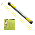 Collapsible Golf Training Rods with Case