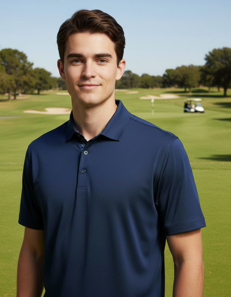 Botanic Blueprint Golf Polo Premium Groomsmen Gift