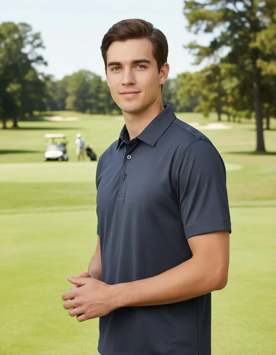 Vineyard After Dark Golf Polo Premium Groomsmen Gift